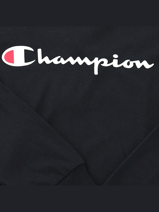 Champion Kinderhemd Langarm Schwarz