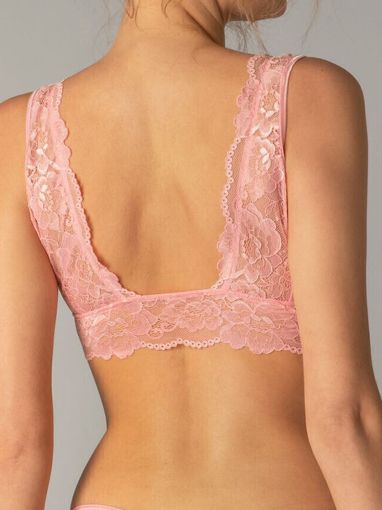 Milena by Paris Bralette Σουτιέν Ροζ