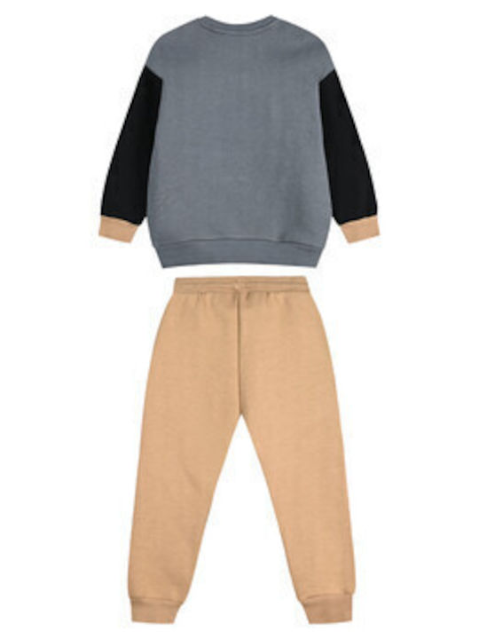 Kids Sweatpants Set Tabac Brown 2pcs