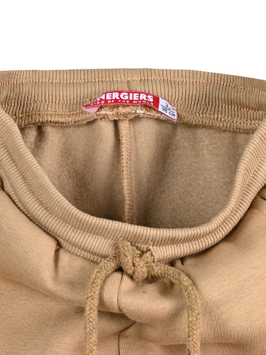 Kids Sweatpants Set Tabac Brown 2pcs