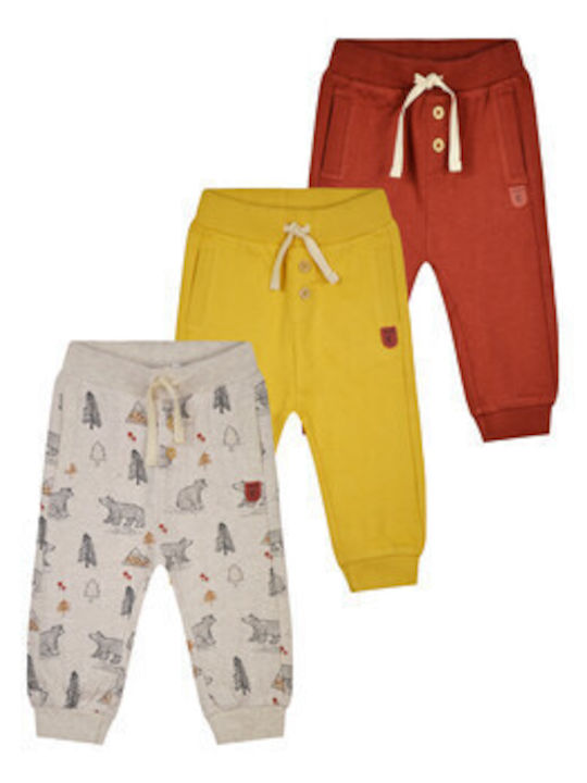 Energiers Kids Sweatpants Ecru 1pcs Σετ Παντελόνια