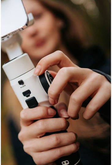 Zhiyun Smooth 5S Combo Phone Gimbal with 3 Axis Stabilization and 24 Operating Hours White