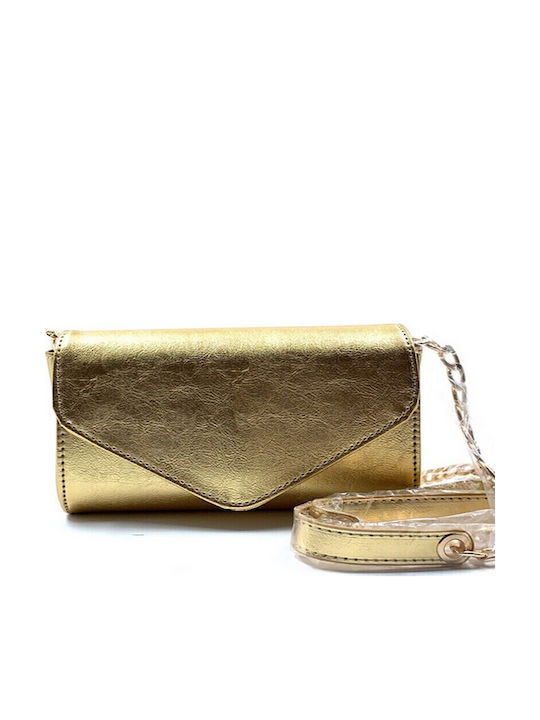 Women's Clutch Backpack Gold