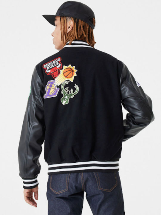 Varsity Winter Jacket Black