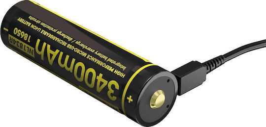 NiteCore USB-C Презареждаща батерия 18650 Li-ion 3400mAh 3.7V 1бр