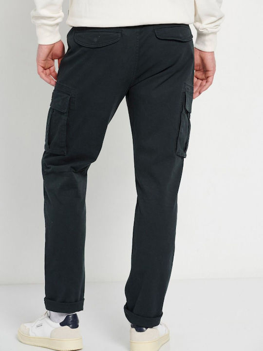 Funky Buddha Essential Trousers Cargo in Regular Fit Deep Ocean