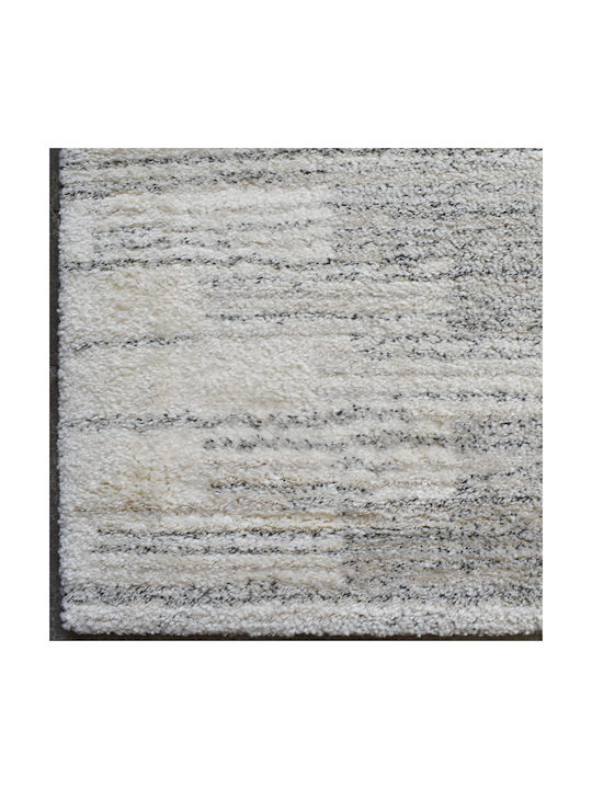 Soft Rug Rectangular Cream/Grey