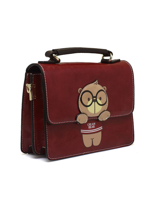 CreamBear Damen Tasche Hand Rot