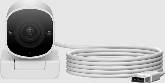 HP 960 Web Camera 4K με Autofocus Ασημί 695J6AA