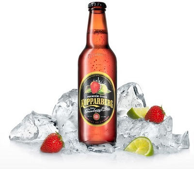 Kopparberg Strawberry Lime Μηλίτης Φιάλη 330ml