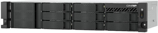 QNap TS-864EU-RP-8G NAS Rack με 8 θέσεις για M.2/SSD και 2 θύρες Ethernet
