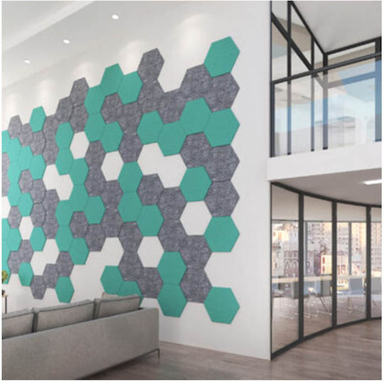 Audiodesigner Hexagon HEXAGONPET3/3/1 Sound Absorbing Panel 6 Pieces