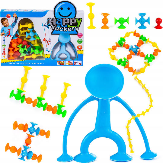 Kruzzel Plastic Construction Toy Happy Suckers for Children 3+ years+ Years