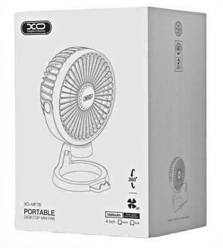 XO Mf78 Ventilator USB Cu Apă 5W Alb