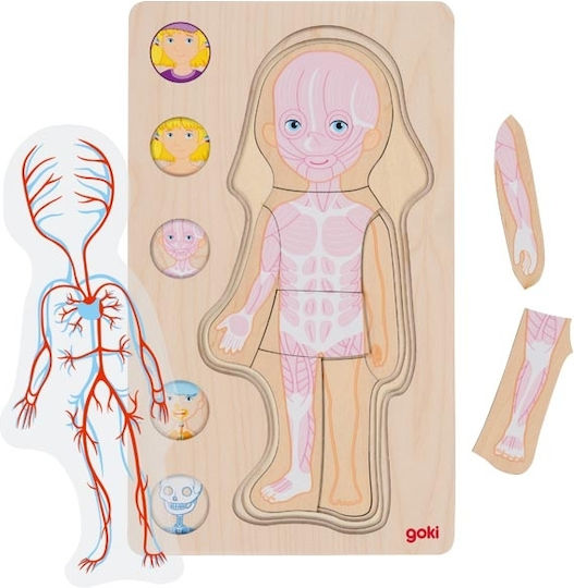 Kids Peg Puzzle for 4+ years old+ Years Goki