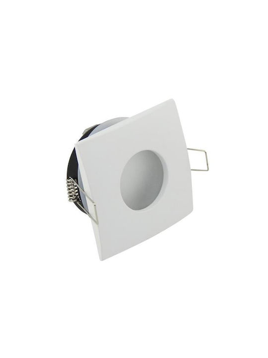 Eurolamp Στεγανό Σποτ Οροφής Εξωτερικού Χώρου GU10 σε Λευκό Χρώμα 147-52110 Eurolamp Στεγανό Σποτ Οροφής Εξωτερικού Χώρου GU10 σε Λευκό Χρώμα 147-52110