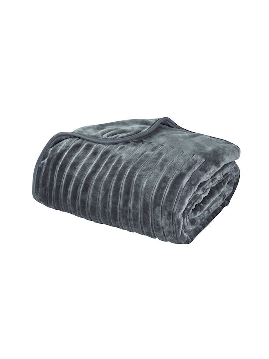 Das Home 1349 Samtdecke Moni 160x240cm Graphit
