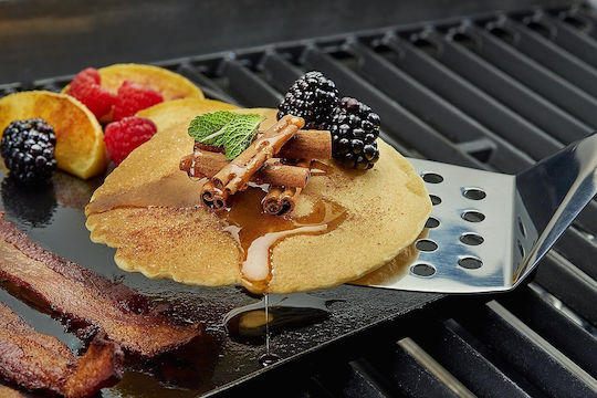 GrillPro Πλάκα Ψησίματος Διπλής Όψης με Μαντεμένια Λεία Επιφάνεια
