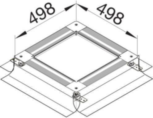Hager Flush Electrical Box in Gray Color