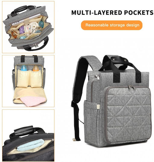 Kono Diaper Bag Gray