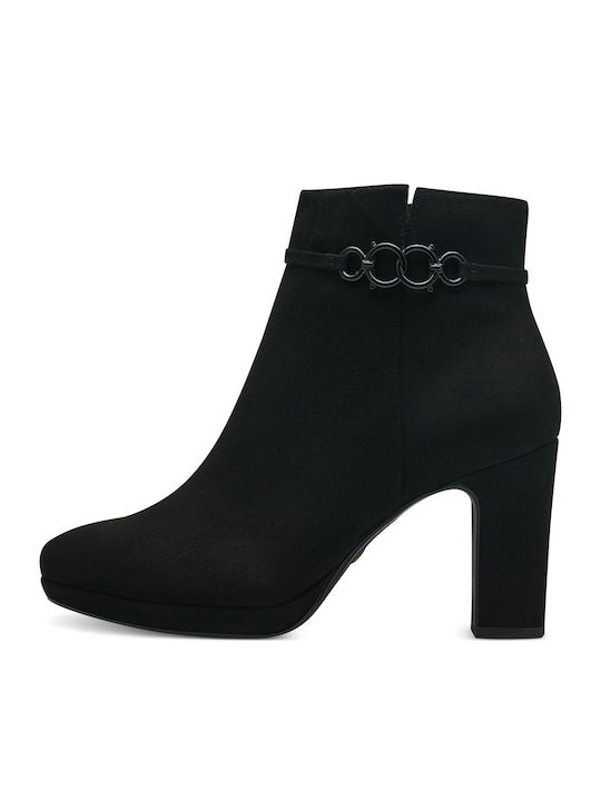 Women's Ankle Boots with High Heel Black