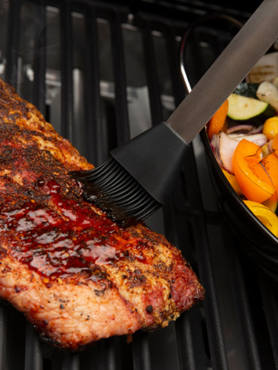 GrillPro Σετ 3 Εργαλείων BBQ με Πινέλο, Σπάτουλα και Τσιμπίδα