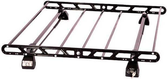 Hermes Roof Bars Metallic Kit (with Roof Rack Legs) Silver