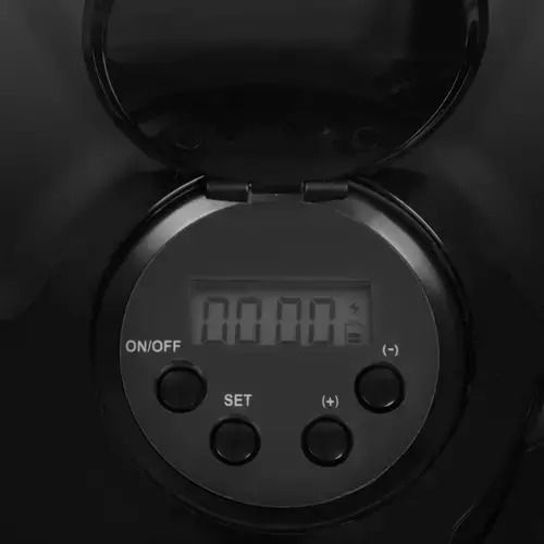 Purlov Automat Plastic Hranitoare pentru Câine & Pisică 150ml în Culoare Negru