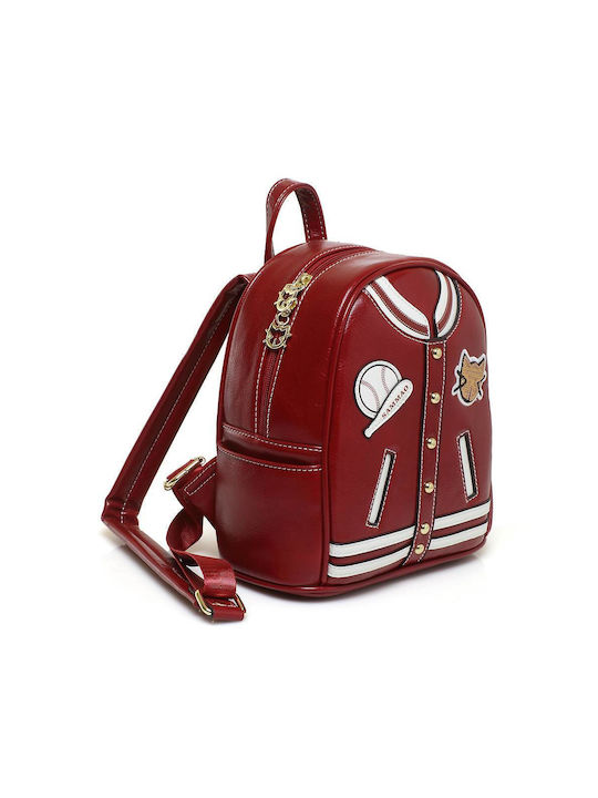 Sammao Women's Bag Backpack Red