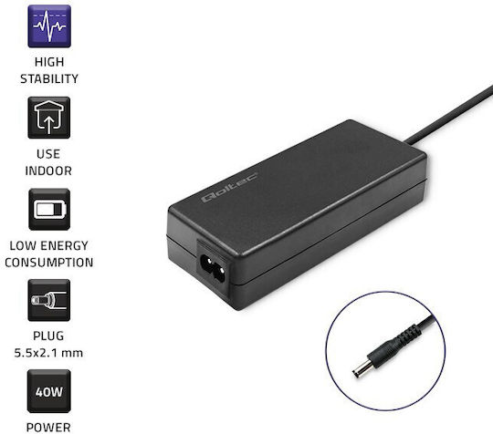 Qoltec Adaptor Universal De Alimentare 12 3.33A Cu Putere 39.96W (52409)