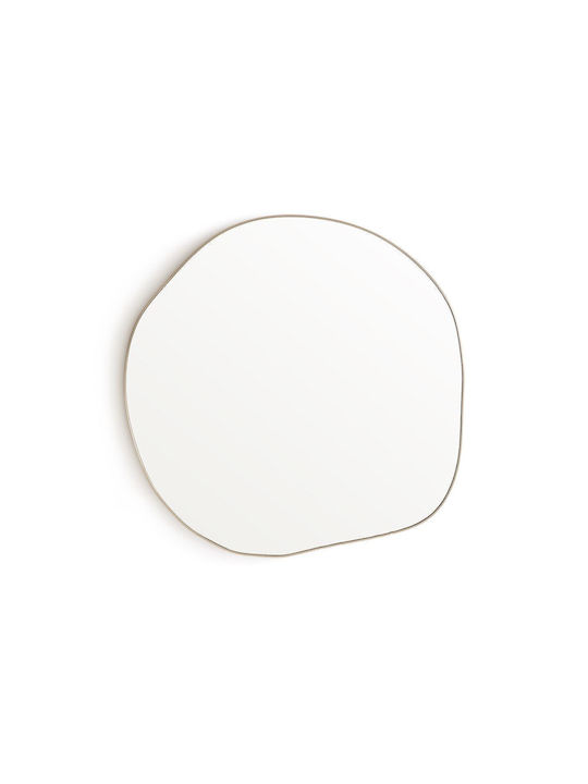La Redoute Interieurs Wall Mirror with Yellow Metallic Frame 13x58cm 1pcs