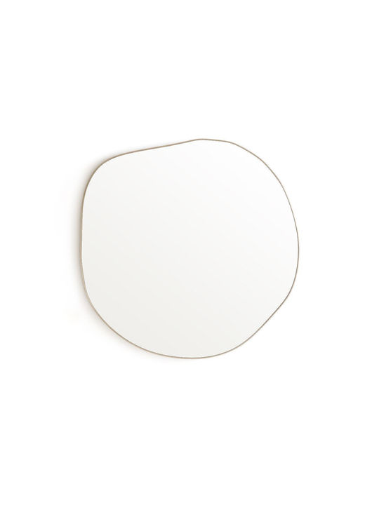 La Redoute Interieurs Wall Mirror with Yellow Metallic Frame 13x58cm 1pcs