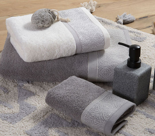 Nef-Nef Homeware Bath Towel Kleran 70x140cm Coral Weight 520gr/m²
