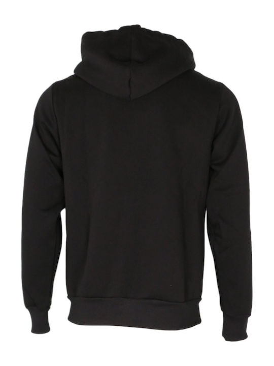 Everbest Men's Sweatshirt Jacket with Hood Black