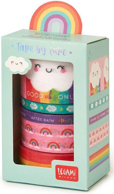 Legami Milano Adhesive Decoration Tape Tape By Tape Rainbow 6pcs Set of 6 Adhesive Tapes VTAP0008