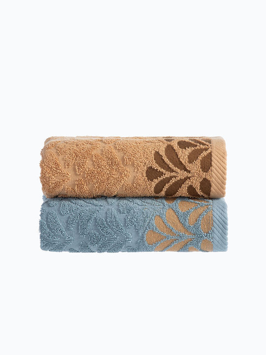 Nef-Nef Homeware Hand Towel Enchant 034443 30x50cm. Gold Weight 550gr/m²