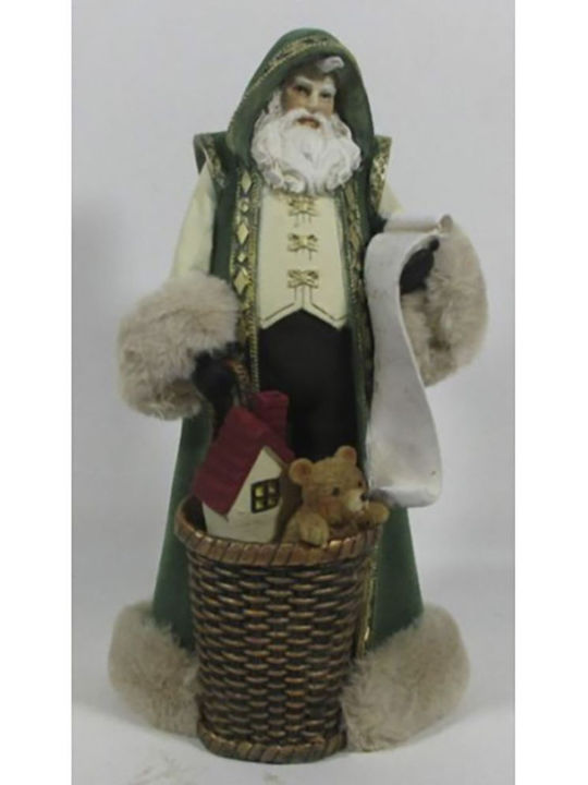 Iliadis Santa Claus Green 28x14x14cm