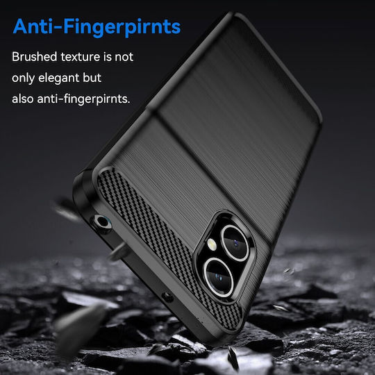 Mad Mask Brushed Back Cover Σιλικόνης Μαύρο (Poco M4 5G)