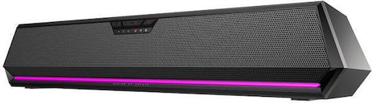 Edifier G1500 BAR Ασύρματα Ηχεία Υπολογιστή 7.1 με RGB Φωτισμό και Bluetooth Ισχύος 5W σε Μαύρο Χρώμα