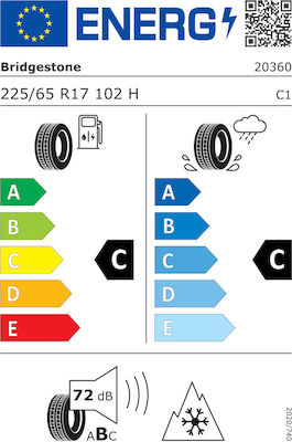 Bridgestone Dueler All Terrain A/t002 225/65R17 102Magazin online Vara Anvelopă pentru Pasager Autoturism