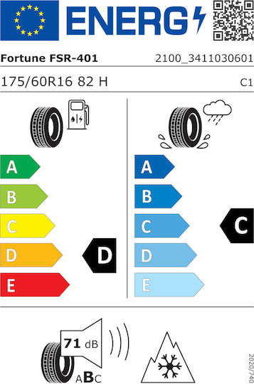 Fortune Fsr401 175/60R16 82H Λάστιχο 4 Εποχών για 4x4 / SUV Αυτοκίνητο