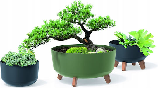 Prosperplast Legged Pot Plastic 30x30x20cm.