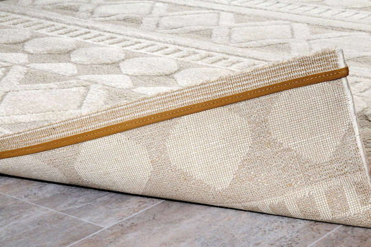 Tzikas Carpets 62858-060 Σετ Χαλιά Κρεβατοκάμαρας Λευκό 354-0-355-62858-060 2τμχ