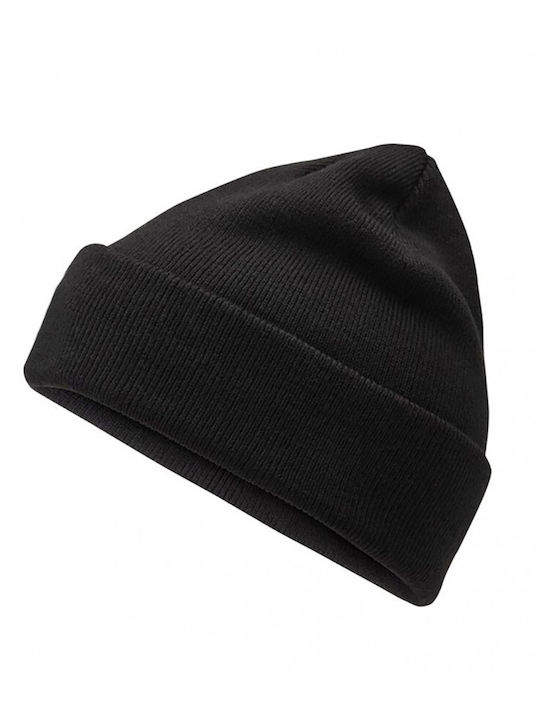Beanie Unisex Beanie Gestrickt in Schwarz Farbe
