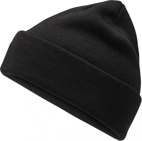 Beanie Unisex Beanie Knitted in Black color
