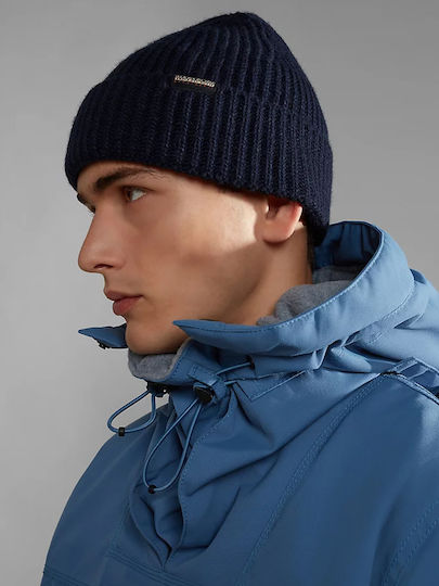 Foli 3 Beanie Unisex Σκούφος Πλεκτός σε Navy Μπλε χρώμα