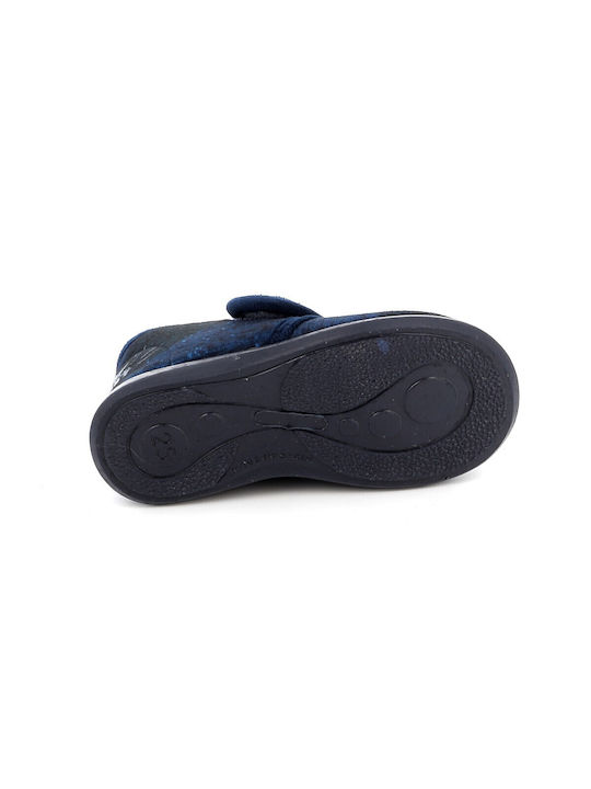 Adam's Shoes Boys Closed-Toe Bootie Slippers Blue