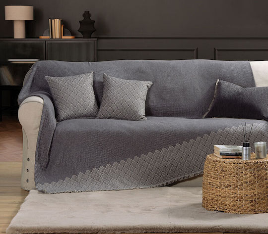 Nef-Nef Homeware Remington Ριχτάρι Τριθέσιου Καναπέ Ζακάρ 170x300εκ. Beige 034631