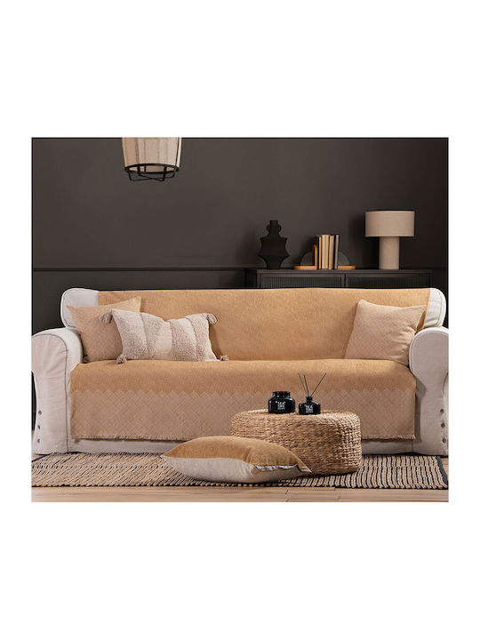Nef-Nef Homeware Remington Decken & Couchdecken Dreisitzer-Sofa Wurf 170x300cm Beiges
