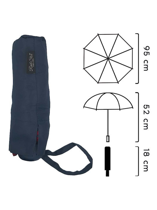 Umbrelă de ploaie Compact Albastru